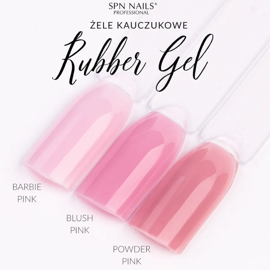 SPN Nails Rubber Nail Gel Blush Pink - Image 3