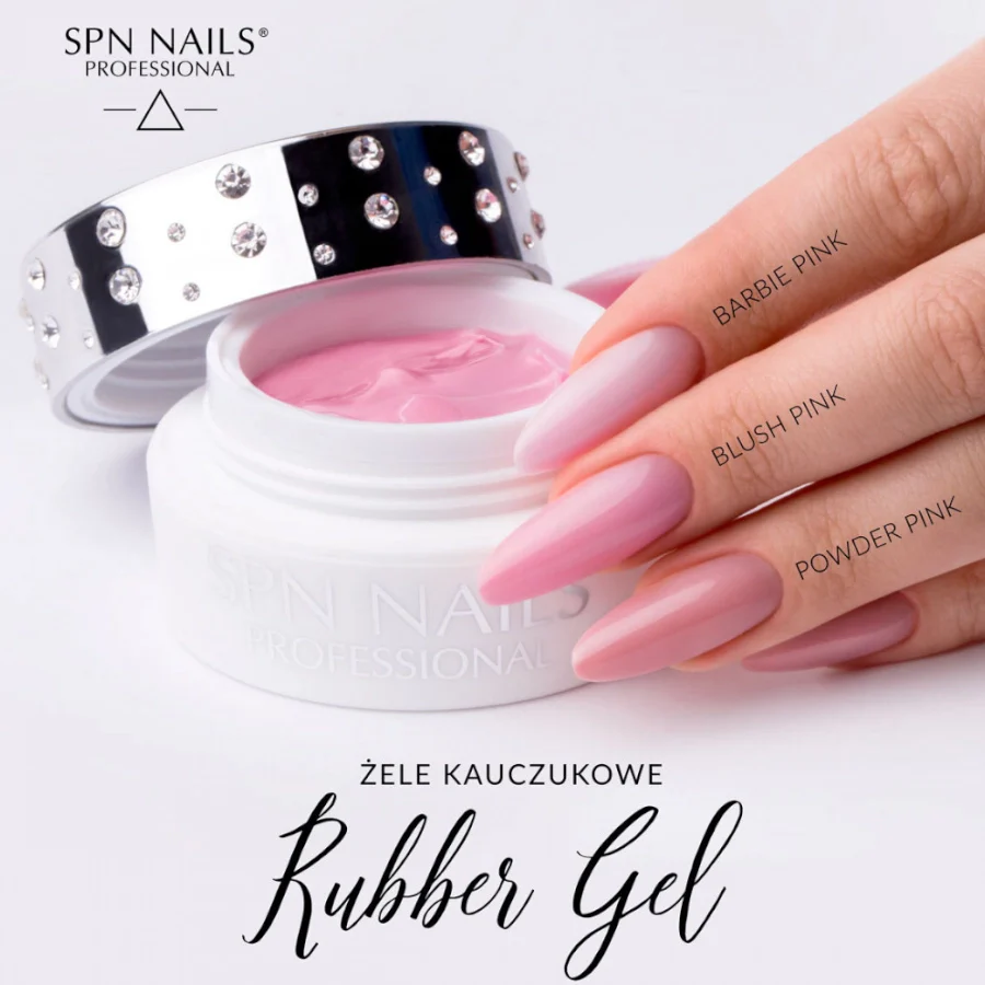 SPN Nails Rubber Nail Gel Blush Pink - Image 4