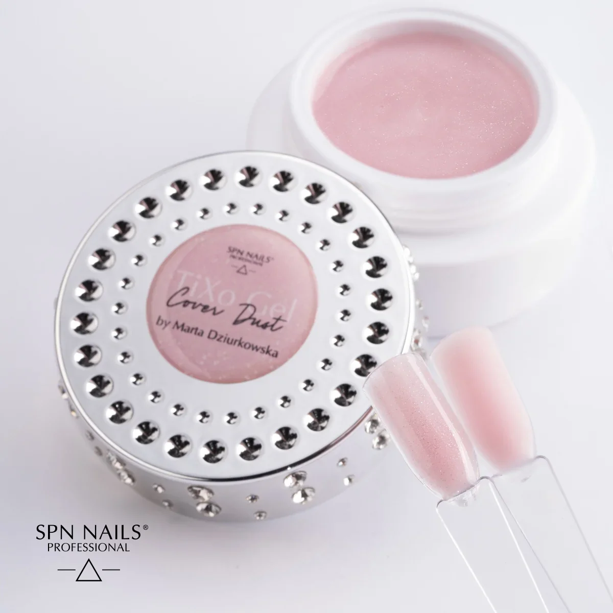 SPN Nails TiXo Builder Gel Cover Dust by Marta Dziurkowska - Image 7