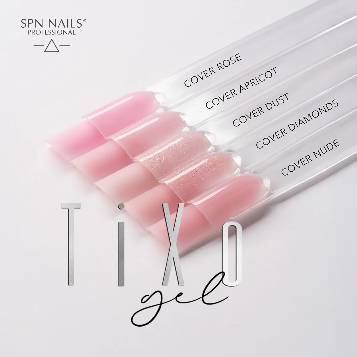 SPN Nails TiXo Builder Gel Cover Rose by Marta Dziurkowska - Image 5