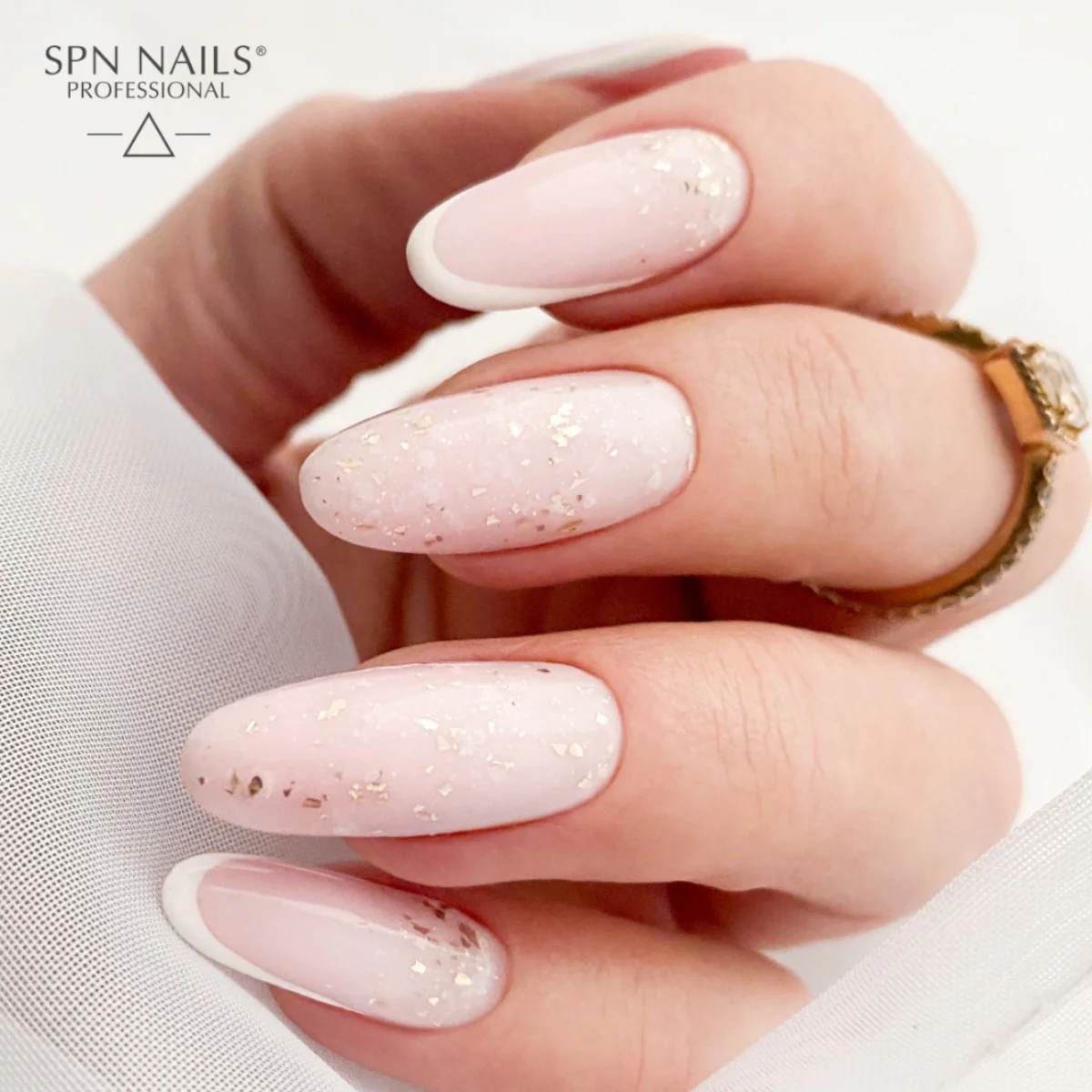 SPN Nails UV LaQ Bling Top Rose Gold - Image 2