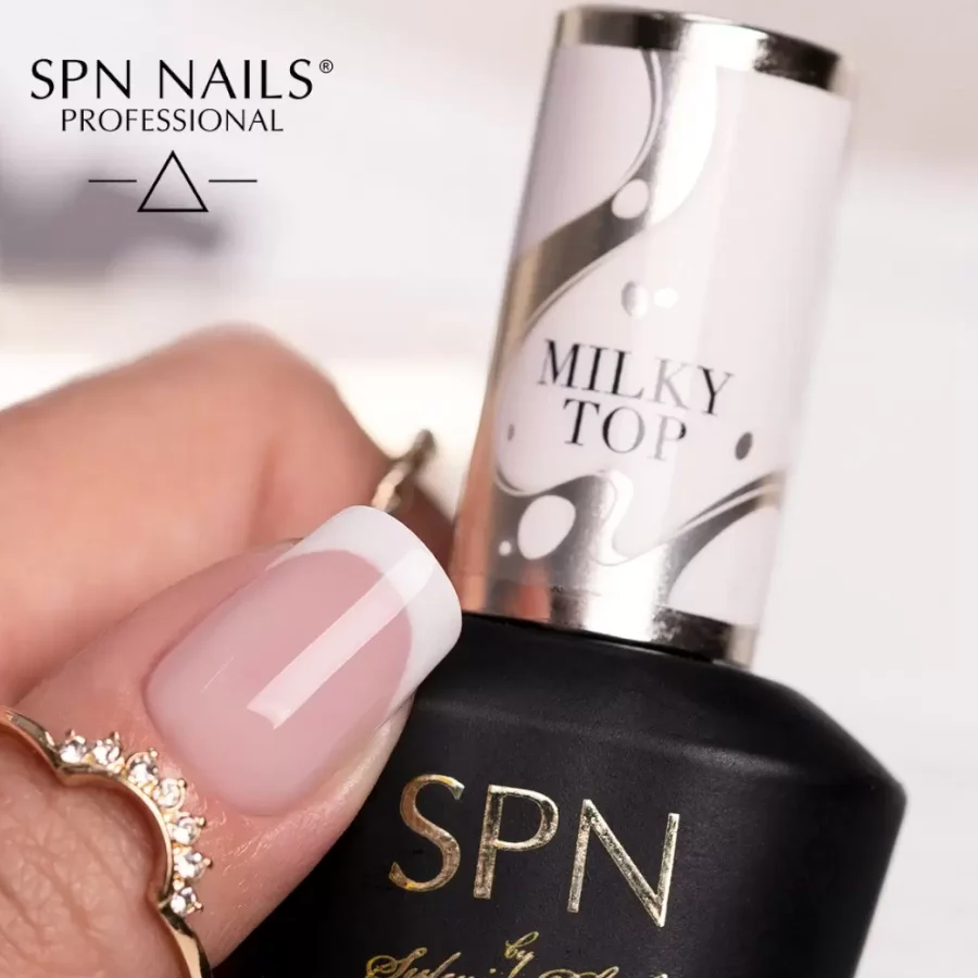 SPN Nails UV LaQ Hybrid Milky Top - Image 3