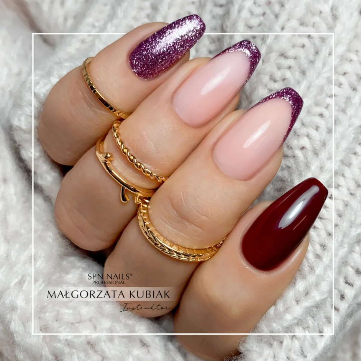 SPN Nails UV/LED Gel Polish 811 Redberry Praline - Image 2