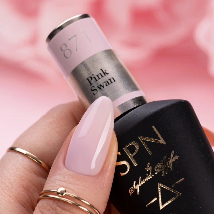 SPN Nails UV/LED Gel Polish 871 Pink Swan - Image 2
