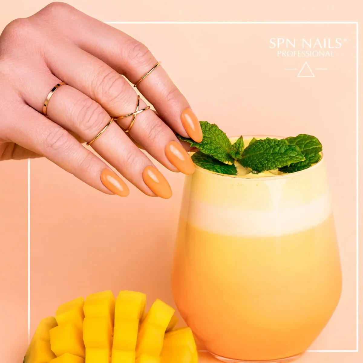SPN Nails UV/LED Gel Polish 923 Mangoccino - Image 6