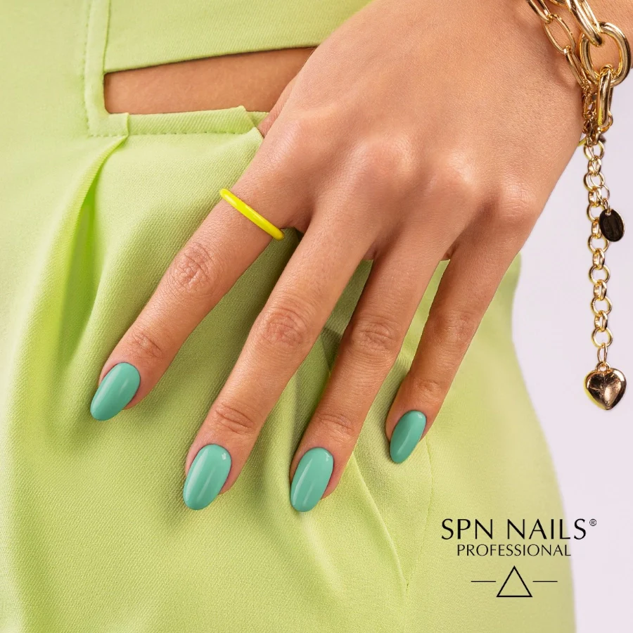 SPN Nails UV/LED Gel Polish 963 Mint Bubble Gum - Image 3