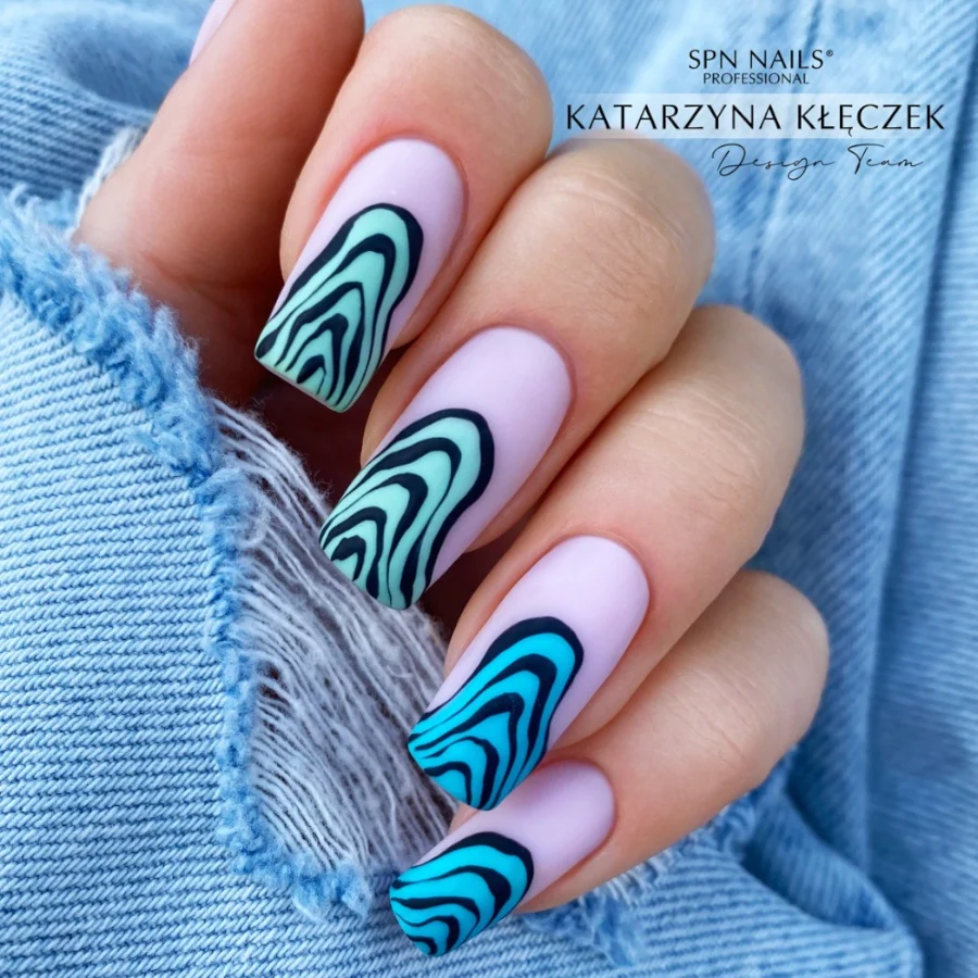 SPN Nails UV/LED Gel Polish 963 Mint Bubble Gum - Image 4