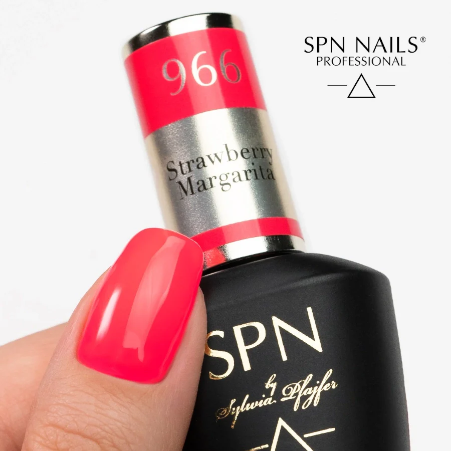 SPN Nails UV/LED Gel Polish 966 Strawberry Margarita - Image 2