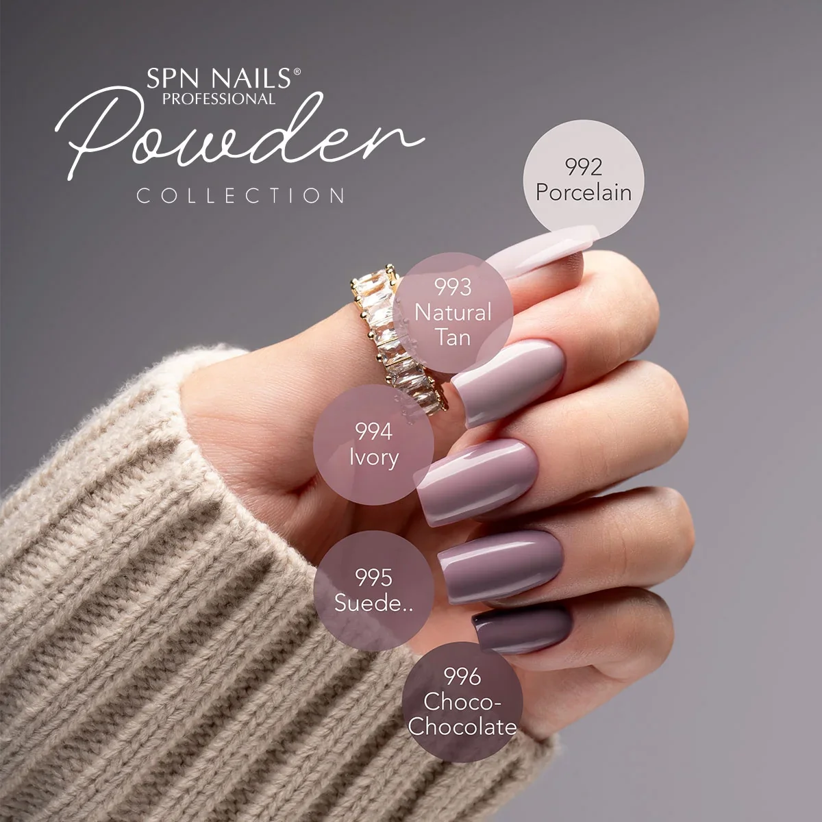 SPN Nails UV/LED Gel Polish 996 Choco-Chocolate - Image 8