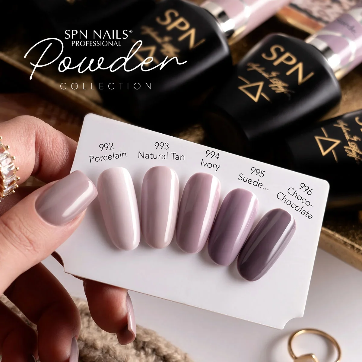 SPN Nails UV/LED Gel Polish 996 Choco-Chocolate - Image 9
