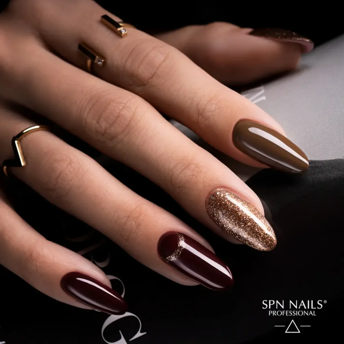 SPN Nails UV/LED Gel Polish 998 Dark Side of Me - Image 5