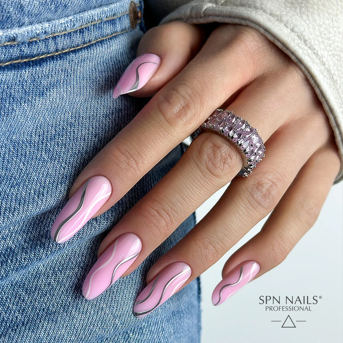 SPN Nails UV/LED Gel Polish Silver Chrome - Image 5