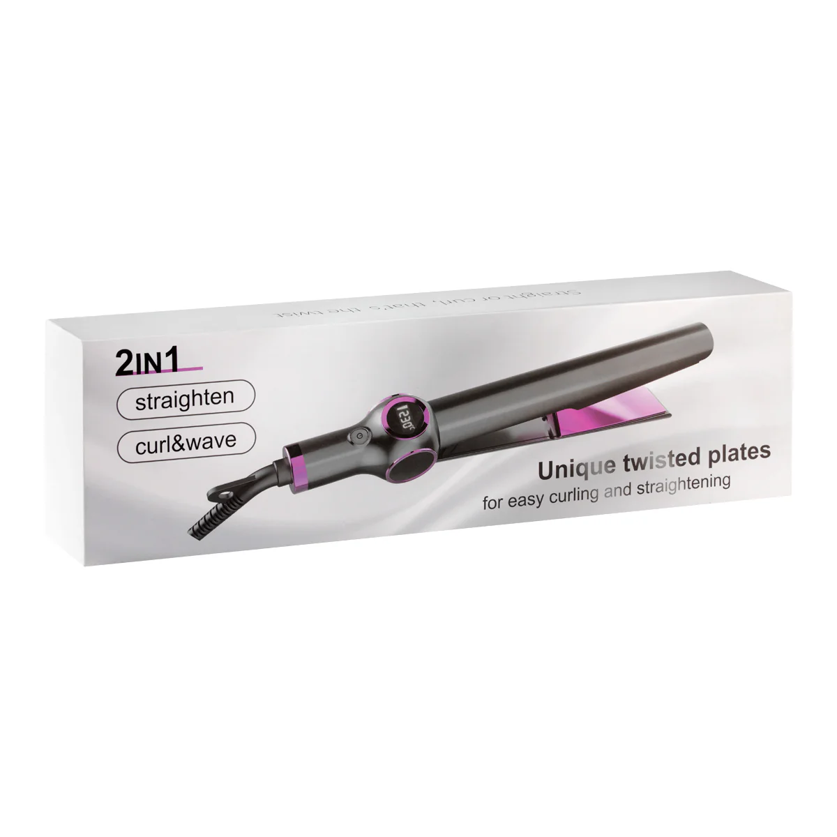 STRAIGHTENER CURLING IRON 2IN1 TORSION K-148 - Image 10