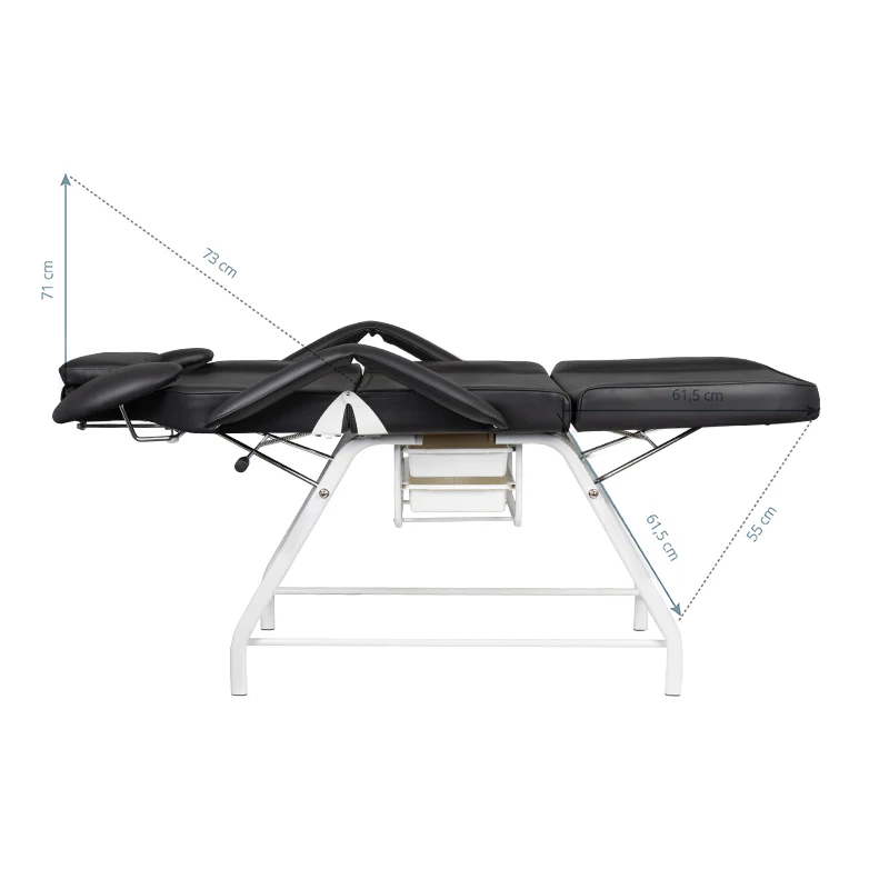 ACTIVESHOP Treatment chair for eyelashes ivette black - Image 10