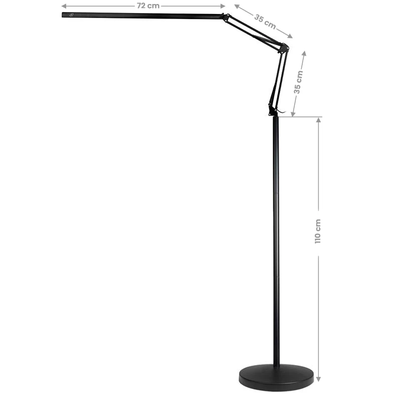 ACTIVESHOP Treatment lamp led all4light lashes line 2 black with a tripod - Image 2