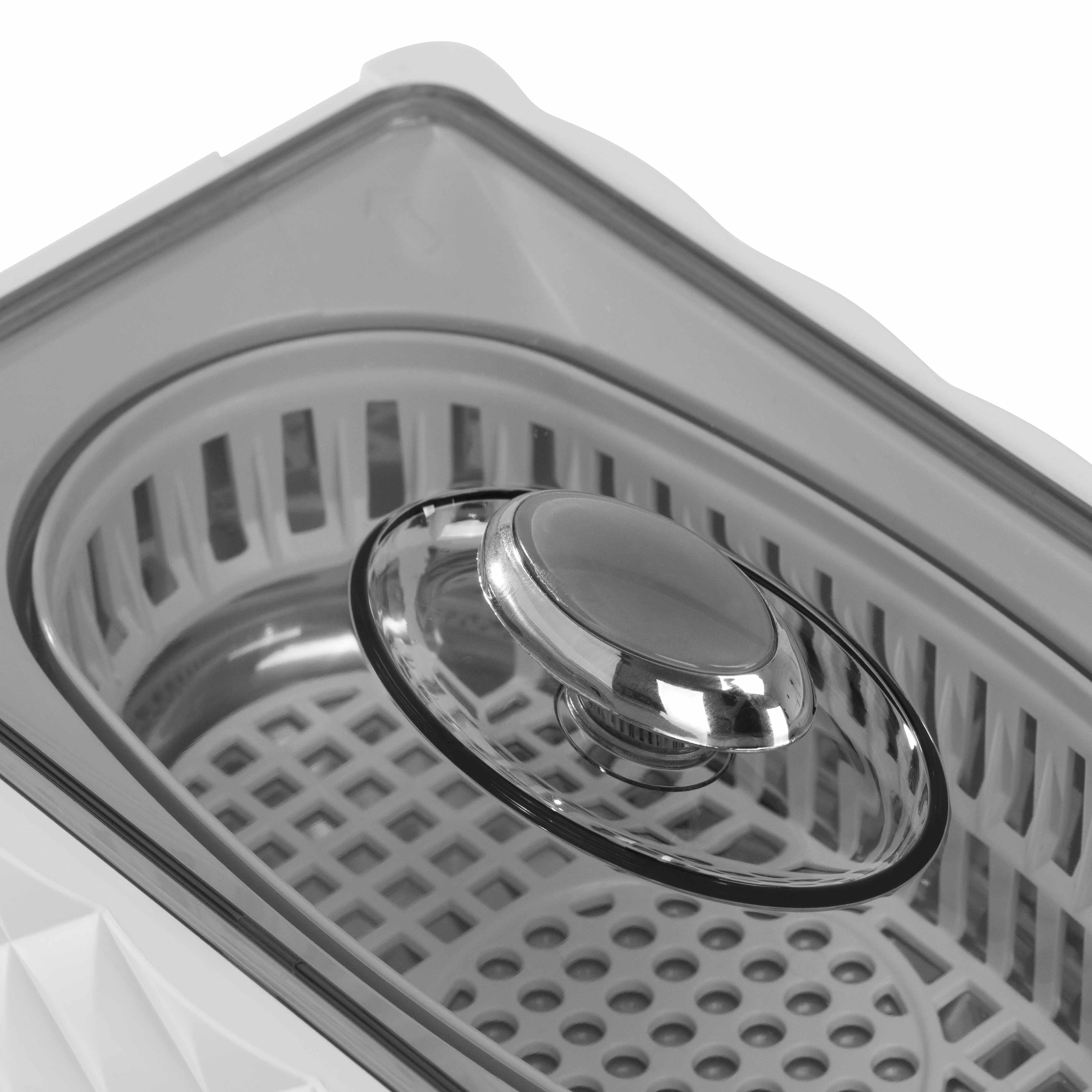 ACTIVESHOP Ultrasonic cleaner AD-3000 cap. 0.45L 26W White - Image 3