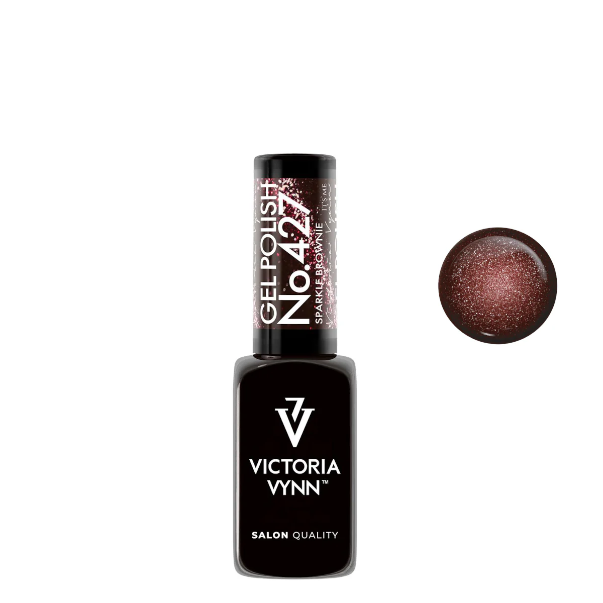 Victoria Vynn Gel Polish Color 427 Sparkle Brownie