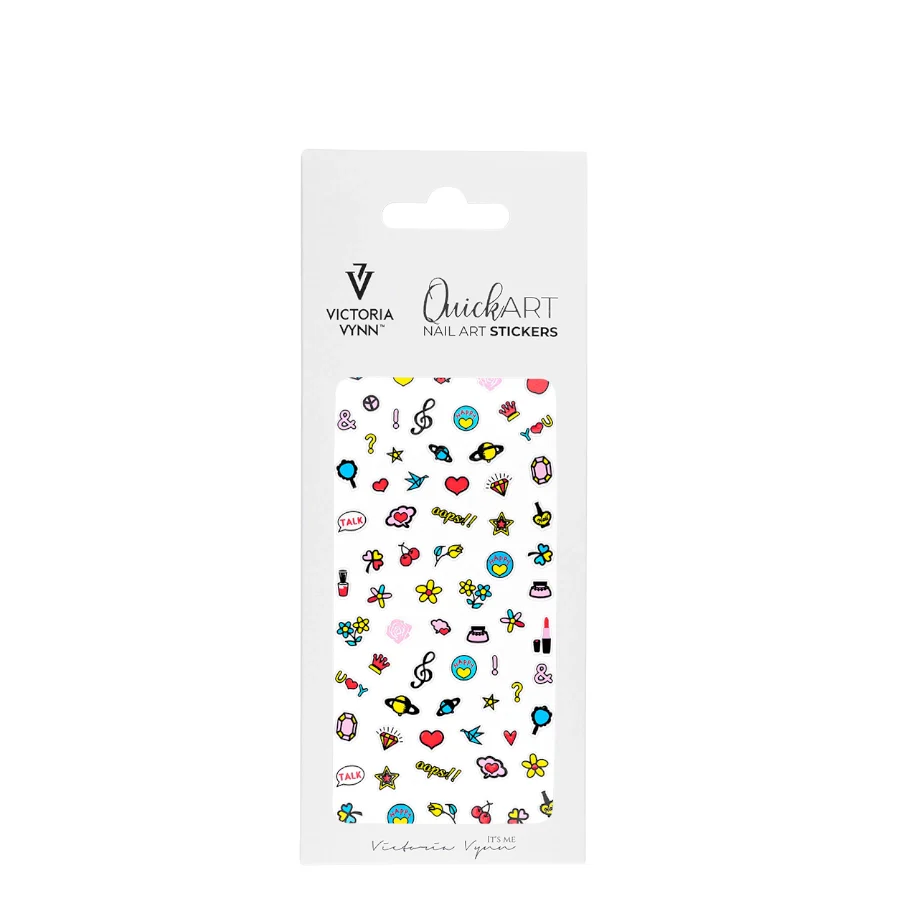 Victoria Vynn Quick Art Nail Stickers 15 Large