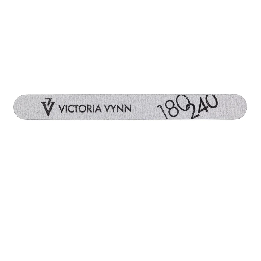 Victoria Vynn Straight Grey Nail Files 180/240 10pcs - Image 3