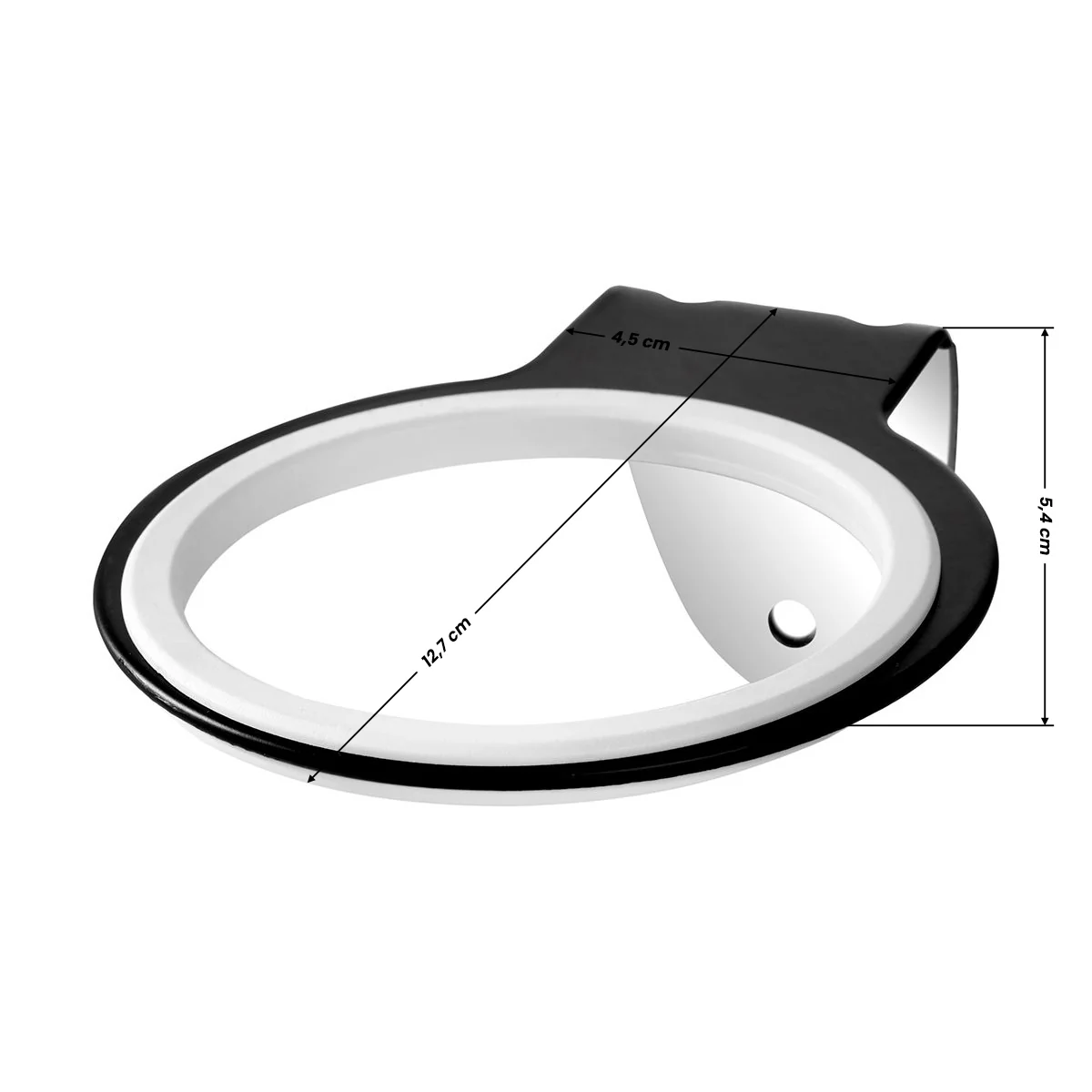 ACTIVESHOP Wall holder for hair dryer Q96 black - Image 2