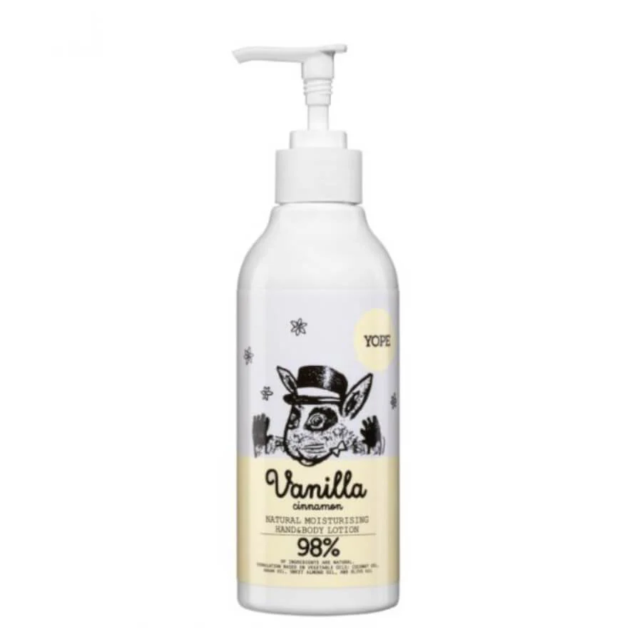 Yope Natural Hand & Body Lotion Vanilla & Cinnamon